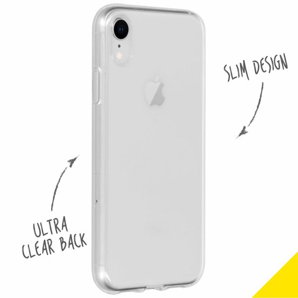 Accezz Coque Clear iPhone Xr - Transparent