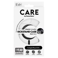 CARE by PanzerGlass Coque Kickstand MagSafe Apple iPhone 16 Pro - Noir