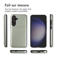 imoshion Coque arrière avec porte-cartes Samsung Galaxy S25 FE - Vert