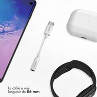 imoshion ﻿Adaptateur AUX - Adaptateur audio USB-C vers 3,5 mm / Jack - USB-C mâle vers AUX femelle - Blanc