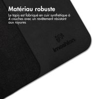 imoshion Tapis de bureau chauffant - Tapis de souris chauffant - 90 x 45 cm - Noir