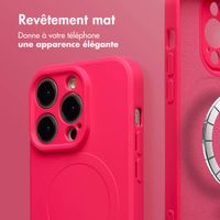imoshion Coque Couleur avec MagSafe Apple iPhone 15 Pro - Neon Pink