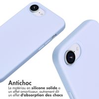 imoshion Coque en silicone avec cordon iPhone 16e - Violet