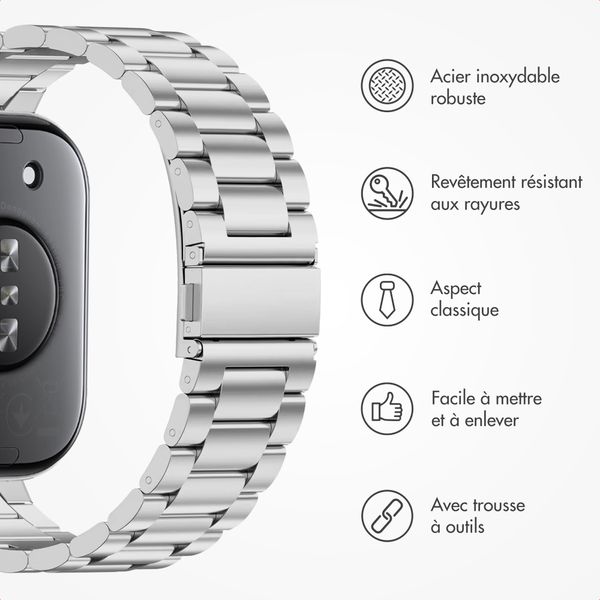 imoshion Bracelet en acier Huawei Watch Fit 3 - Argent