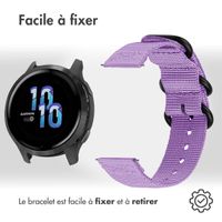 imoshion Bracelet robuste en nylon  - Connexion universelle 22 mm - Violet