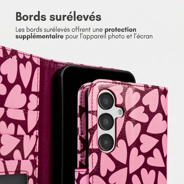 imoshion Étui de télephone portefeuille Design Samsung Galaxy A35 - Hearty Blush