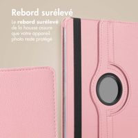 imoshion Coque tablette rotatif à 360° Samsung Galaxy Tab A9 Plus - Rose