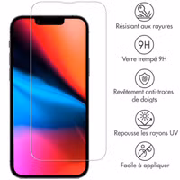 Accezz Protection d'écran en verre trempé 2-pack iPhone 13 Pro Max / 14 Plus