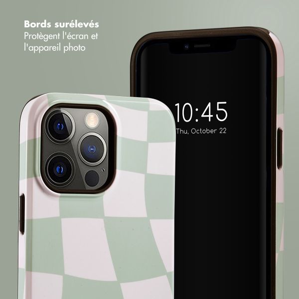 Selencia Coque arrière Vivid Apple iPhone 14 Pro Max - Groovy Sage Green