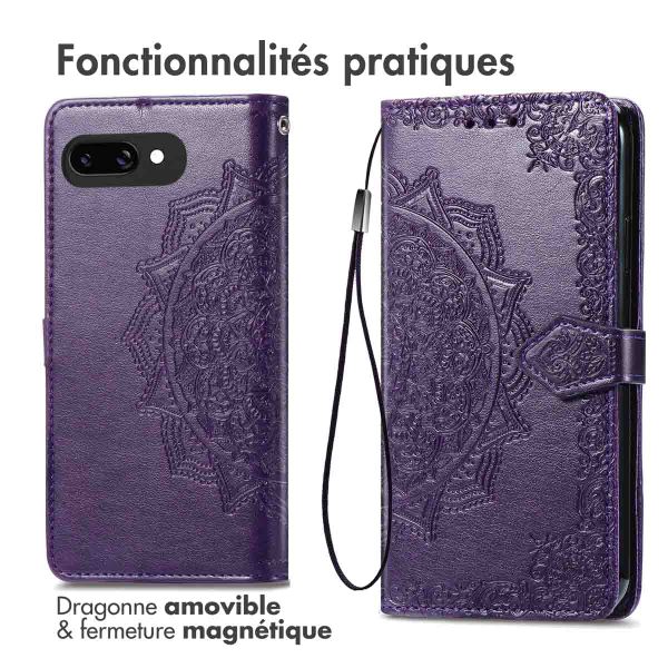 imoshion Etui de télephone Mandala Google Pixel 9A - Violet