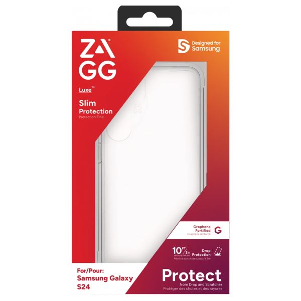 ZAGG Coque Luxe Samsung Galaxy S24 - Clear
