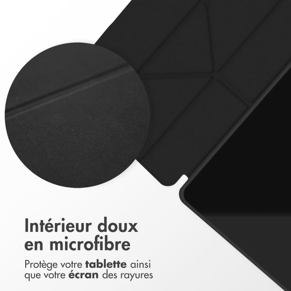 imoshion Coque tablette Origami iPad 9 (2021) 10.2 pouces / iPad 8 (2020) 10.2 pouces / iPad 7 (2019) 10.2 pouces - Noir