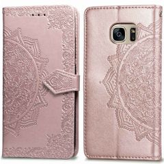 imoshion Etui de télephone Mandala Samsung Galaxy S7 - Rose Doré