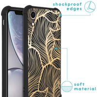 imoshion Coque Design avec cordon iPhone Xr - Golden Leaves