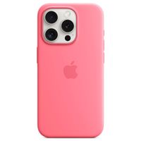 Apple Coque en silicone MagSafe Apple iPhone 15 Pro - Rose