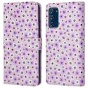 imoshion ﻿Étui de téléphone portefeuille Design Samsung Galaxy S20 FE - Purple Flowers