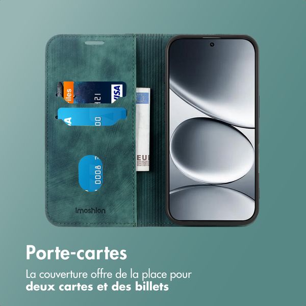 imoshion Étui de téléphone portefeuille Slim Xiaomi Redmi Note 15 Pro Plus (5G) - Vert