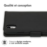 imoshion Étui de télephone portefeuille Apple iPhone Xr - Noir
