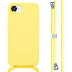 imoshion Coque en silicone avec cordon iPhone 16e - Jaune