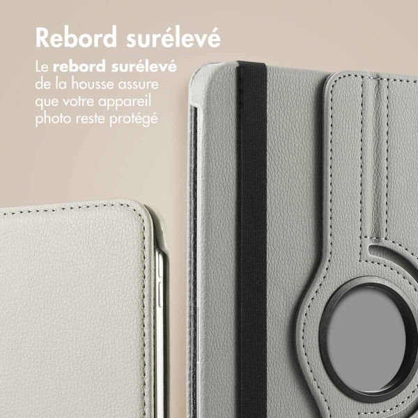 imoshion Coque tablette rotatif à 360° Samsung Galaxy Tab A11 Plus / A9 Plus - Gris