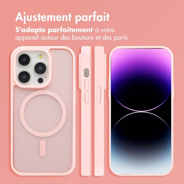 imoshion Coque Color Guard avec MagSafe iPhone 14 Pro - Rose clair