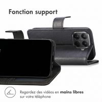 imoshion Étui de télephone portefeuille de luxe Xiaomi 17T - Noir