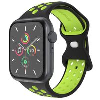 imoshion Bracelet sport⁺ Apple Watch Series 1 á 9 / SE (38/40/41 mm) | Series 10 / 11 (42 mm) - Taille S/M - Black Volt