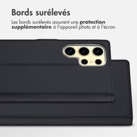 Accezz Étui de télephone Wallet Samsung Galaxy S25 Ultra - Noir