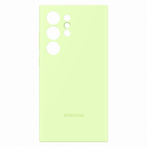 Samsung Original Coque en silicone Samsung Galaxy S24 Ultra - Light Green