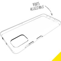 Accezz Coque Clear Motorola Moto G9 Plus - Transparent