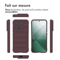 imoshion Coque arrière EasyGrip Xiaomi 14 - Aubergine