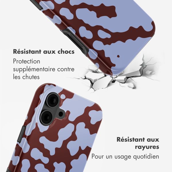 Selencia Coque arrière Vivid avec MagSafe Apple iPhone 16 - Moo'd Lavender Glow