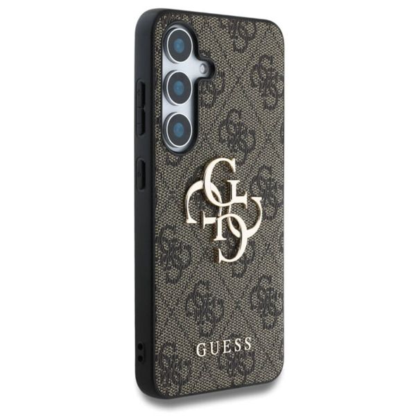 Guess Coque 4G Metal Logo Backcover Samsung Galaxy S25 Plus - Marron