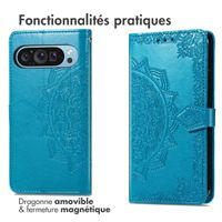imoshion Etui de télephone Mandala Google Pixel 9 Pro XL - Turquoise