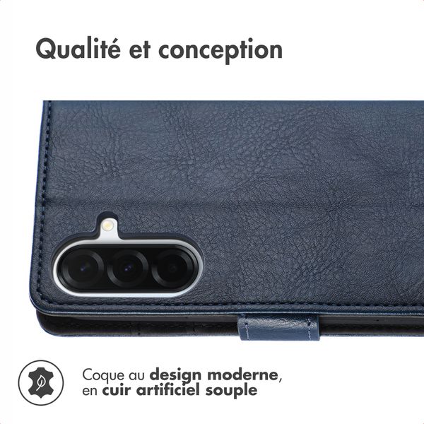 imoshion Étui de télephone portefeuille Samsung Galaxy A37 (5G) - Bleu foncé