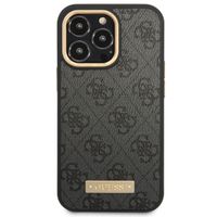 Guess Coque 4G Logo Monogram MagSafe Apple iPhone 14 Pro - Noir