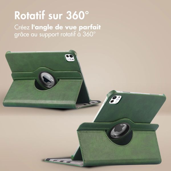 imoshion Coque tablette rotatif à 360° iPad 10 (2022) 10.9 pouces - Vert