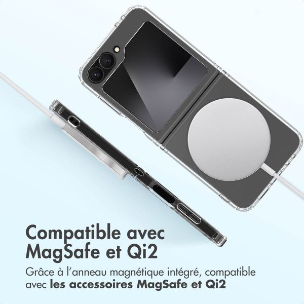 Accezz Coque Xtreme Impact Samsung Galaxy Z Flip 7 FE - Transparent