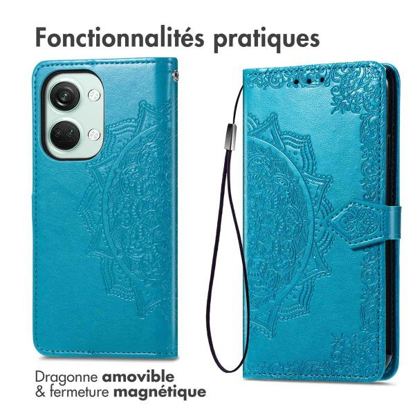 imoshion Etui de télephone Mandala OnePlus Nord 3 - Turquoise