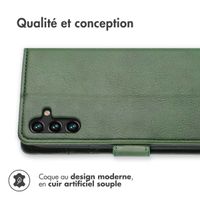 imoshion Étui de téléphone portefeuille Luxe Samsung Galaxy A13 (5G) / A04s - Vert