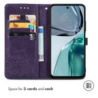 imoshion Etui de téléphone portefeuille Mandala Motorola Moto G62 - Violet