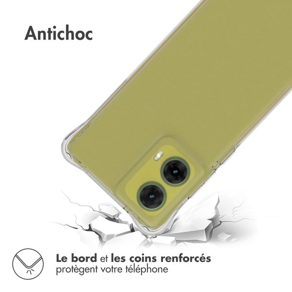 imoshion Shockproof Case Motorola Moto G85 - Transparent