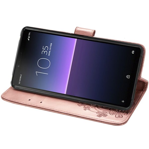 Etui de téléphone Fleurs de Trèfle Sony Xperia 10 II