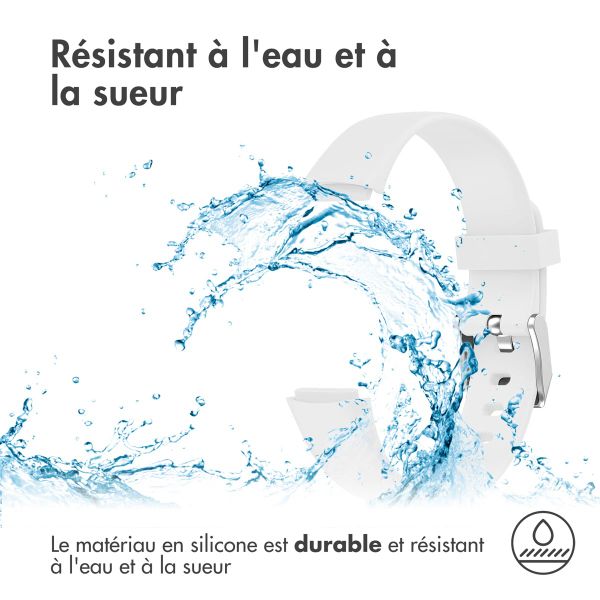 imoshion Bracelet en silicone le Fitbit Luxe - Blanc