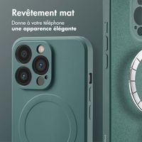 imoshion Coque Couleur avec MagSafe iPhone 13 Pro - Vert foncé