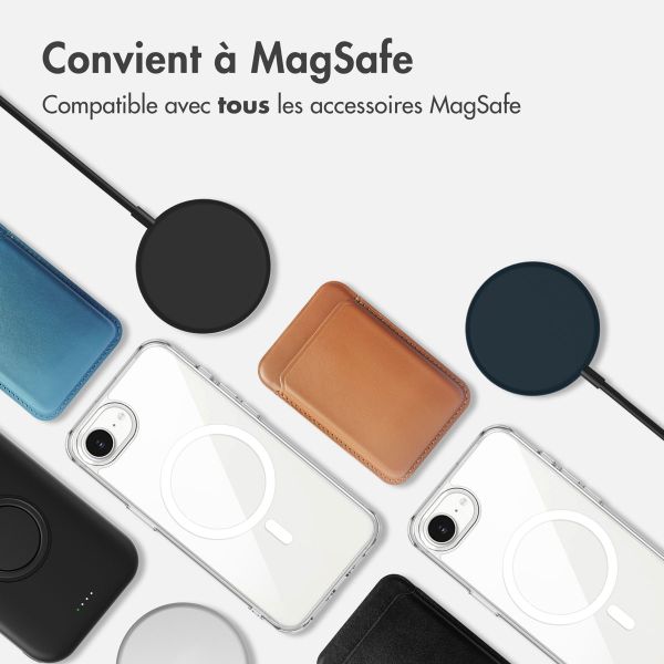 imoshion Coque arrière avec MagSafe Apple iPhone 16e - Transparent