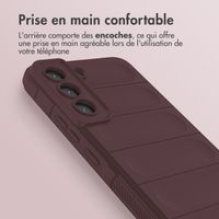 imoshion Coque arrière EasyGrip Samsung Galaxy S22 - Aubergine