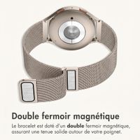 imoshion Bracelet magnétique milanais  - Connexion universelle 20 mm - Starlight
