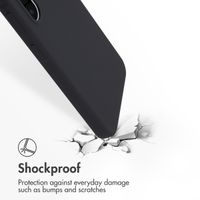 Accezz Coque Liquid Silicone avec MagSafe Samsung Galaxy A36 / A56 - Noir