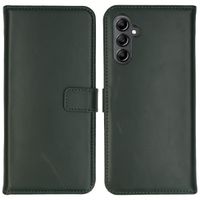 Selencia Étui de téléphone portefeuille en cuir véritable Samsung Galaxy A14 (5G/4G) - Vert